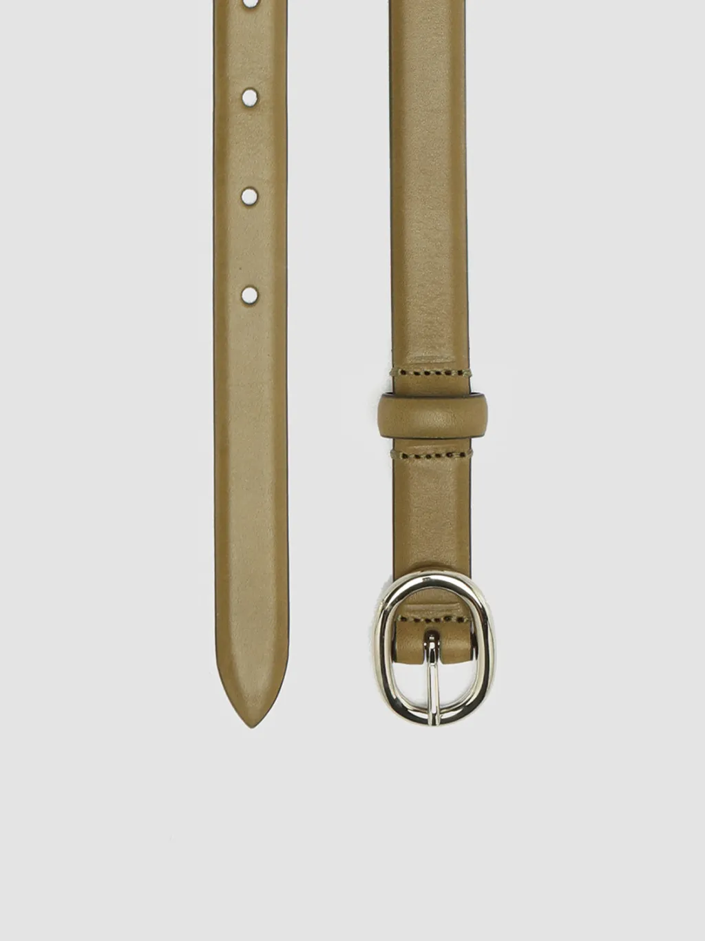 Women Officine Creative OC STRIP 56 - Green Leather Belt