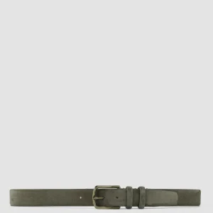 Officine Creative OC STRIP 33 - Green Suede Belt
