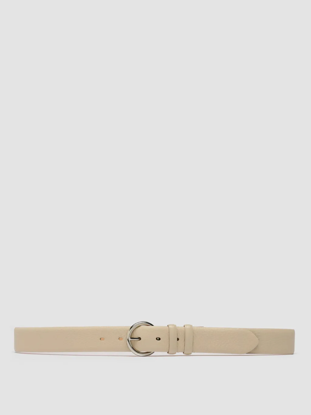 Women Officine Creative OC STRIP 065 - Ivory Leather Belt