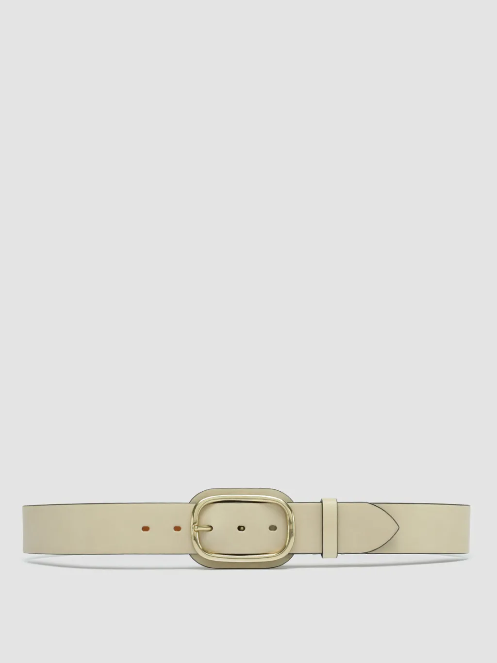 Women Officine Creative OC STRIP 058 - Ivory Leather Belt