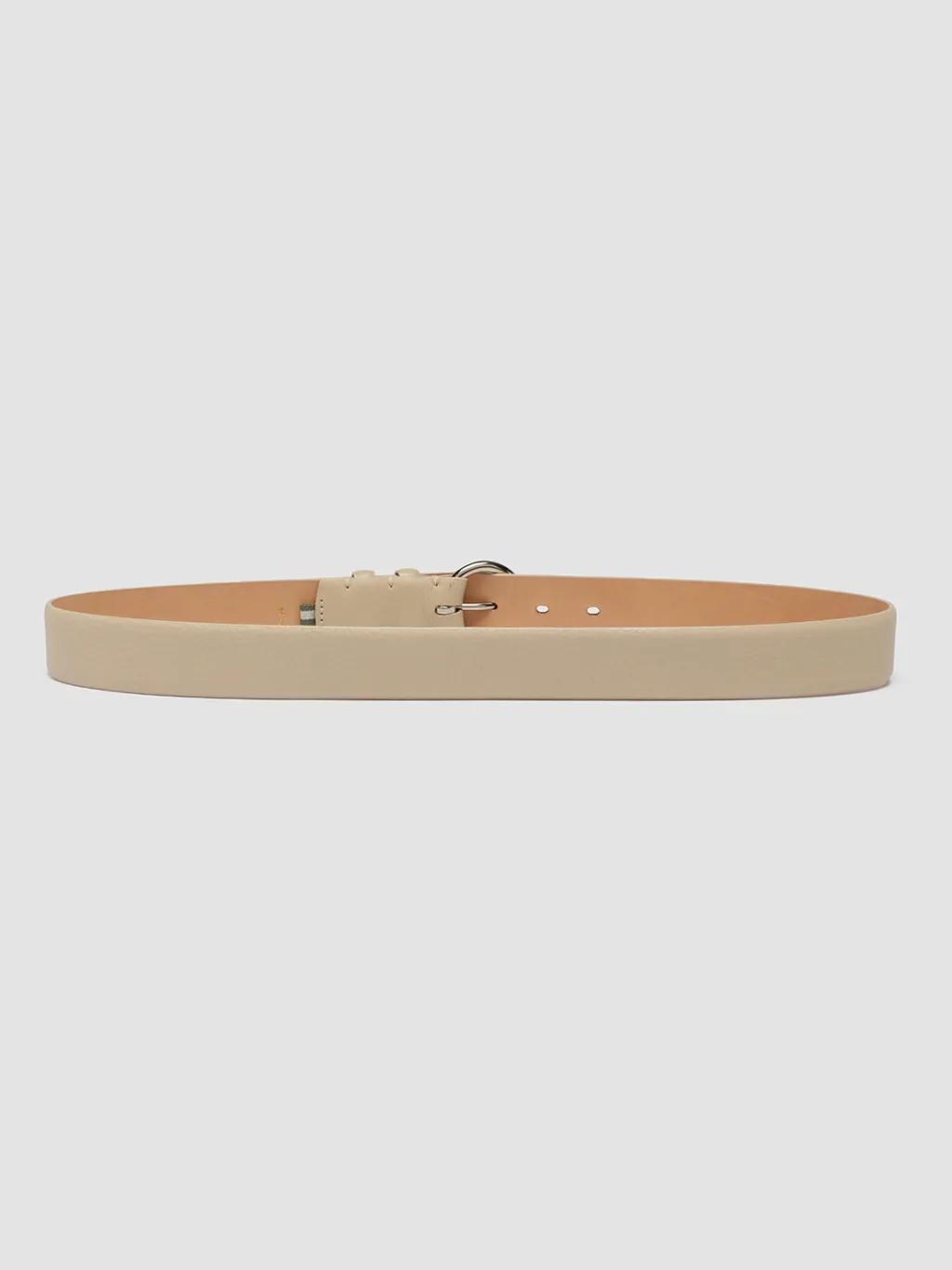 Women Officine Creative OC STRIP 065 - Ivory Leather Belt