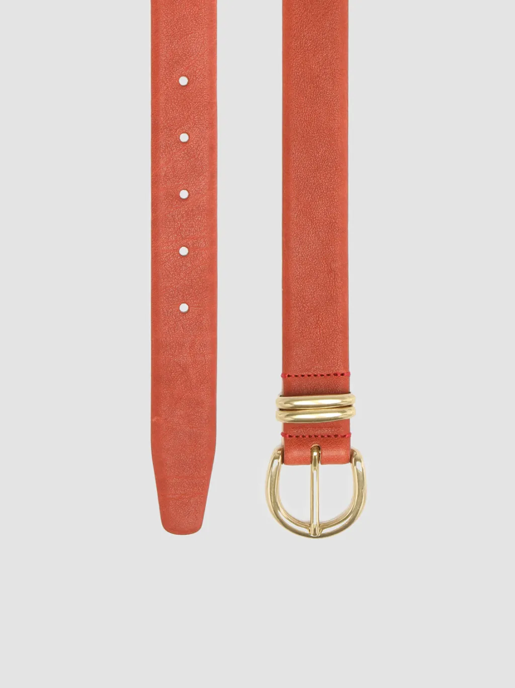 Women Officine Creative OC STRIP 46 - Red Leather Belt