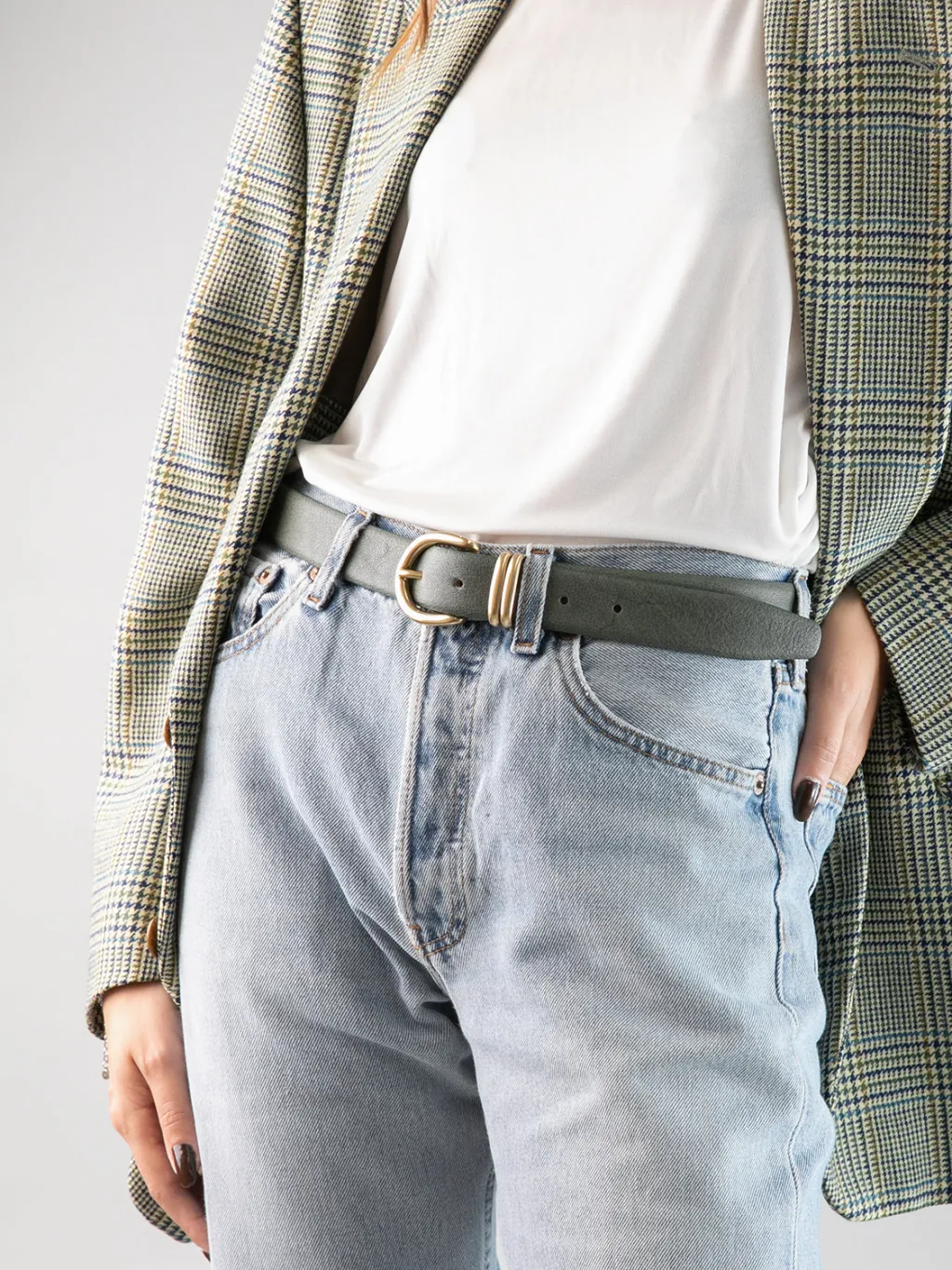 Women Officine Creative OC STRIP 46 - Red Leather Belt