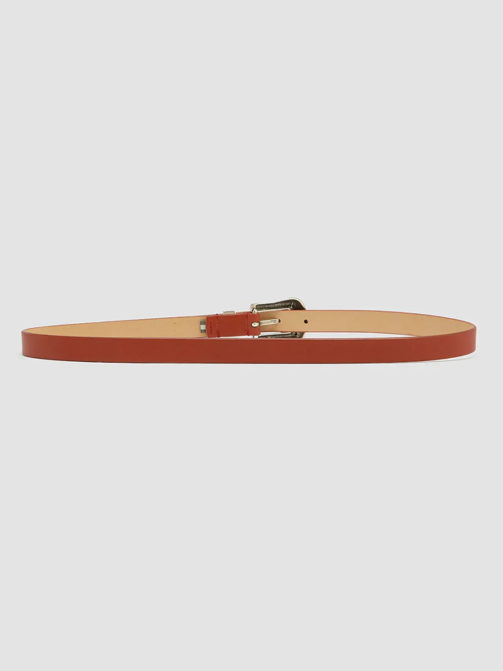 Women Officine Creative OC STRIP 066 - Red Nappa Leather Belt