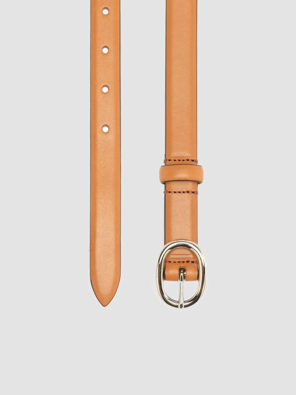 Women Officine Creative OC STRIP 56 - Taupe Leather Belt