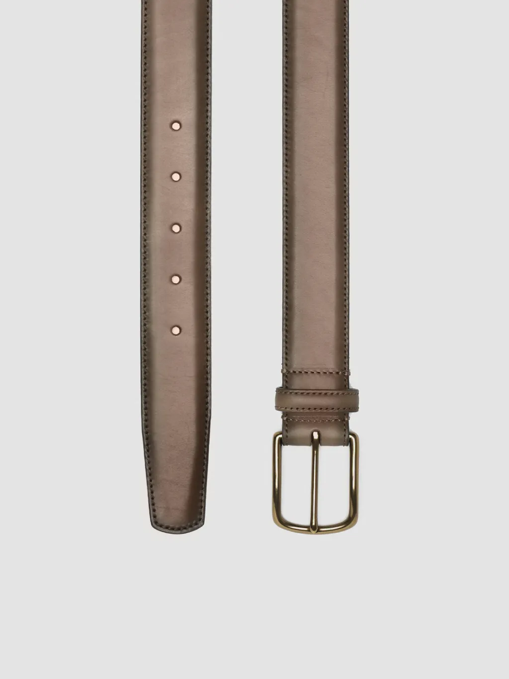Officine Creative OC STRIP 04 - Taupe Leather Belt