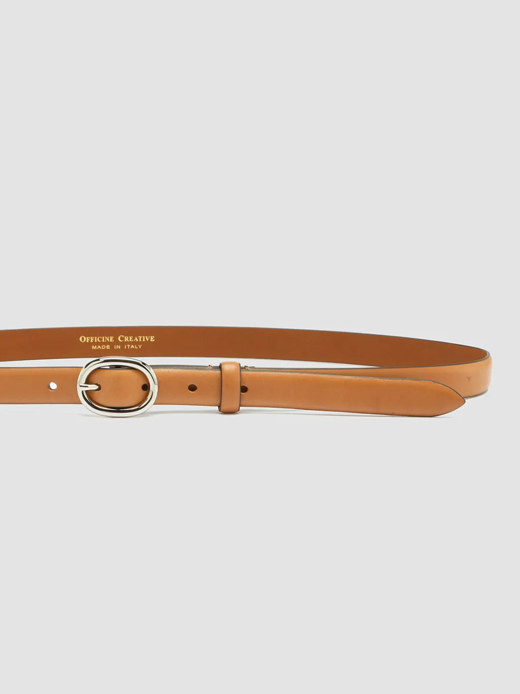 Women Officine Creative OC STRIP 56 - Taupe Leather Belt