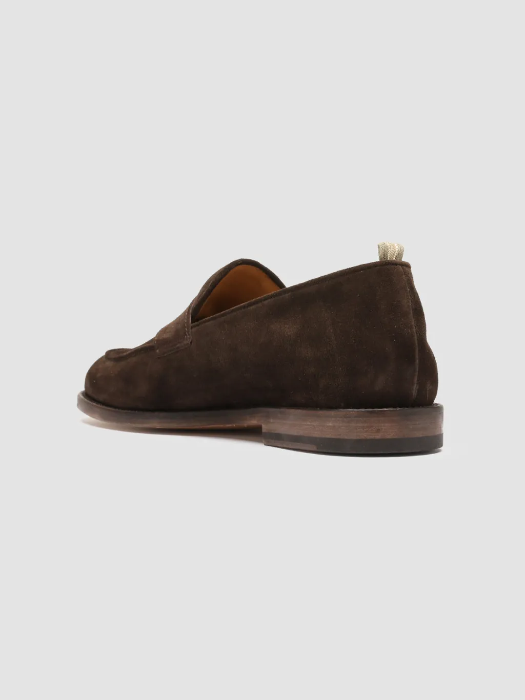 Officine Creative OPERA 001 - Brown Suede Penny Loafers