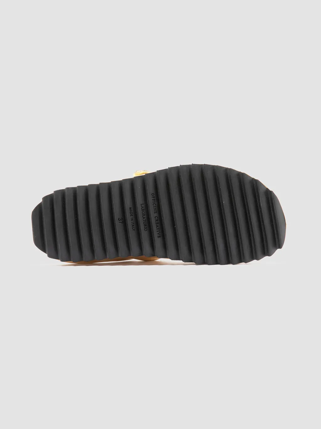Women Officine Creative PELAGIE 010 - Gold Leather Slide Sandals