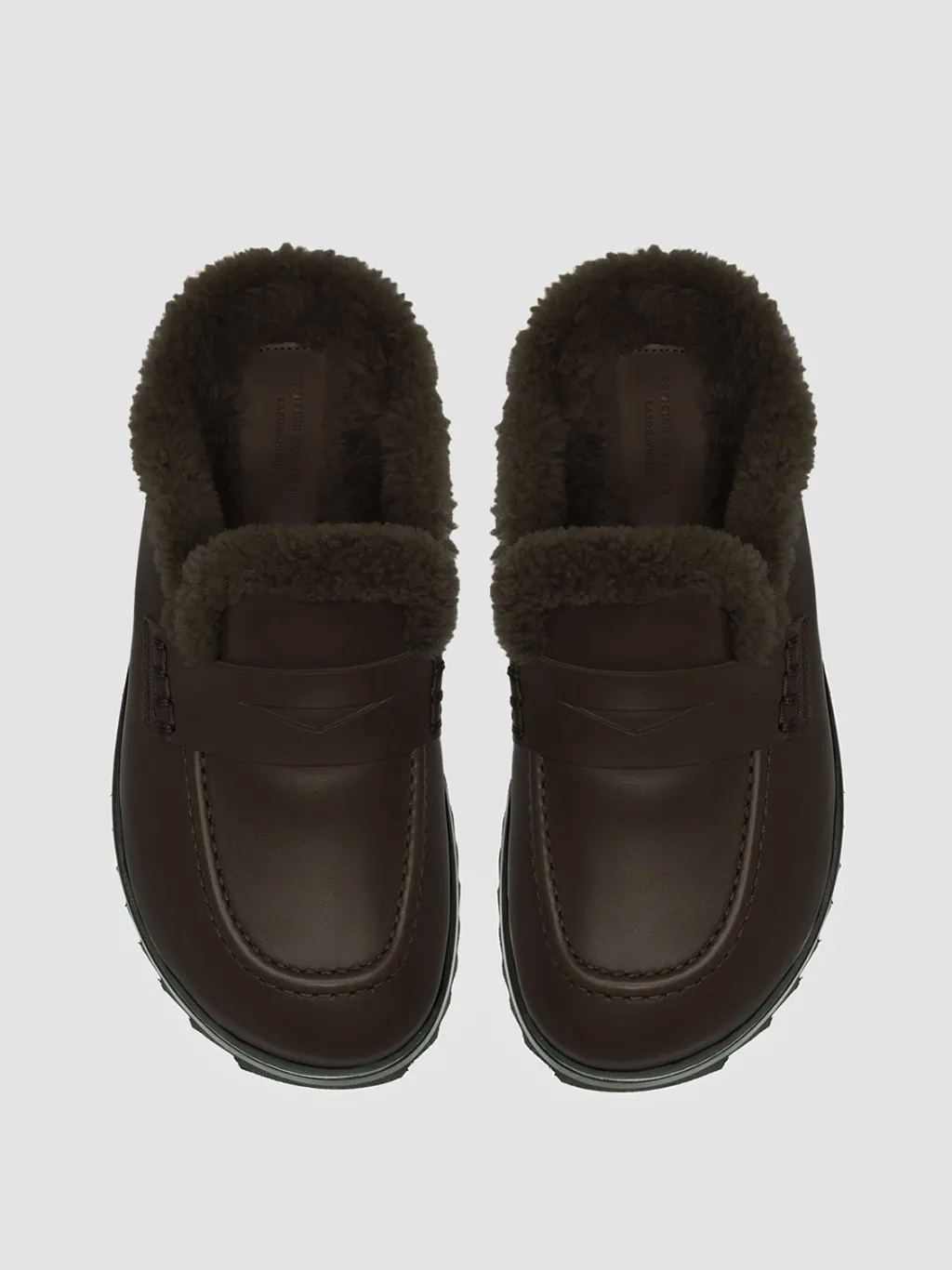 Women Officine Creative PELAGIE D’HIVER 007 - Leather And Shearling Mules