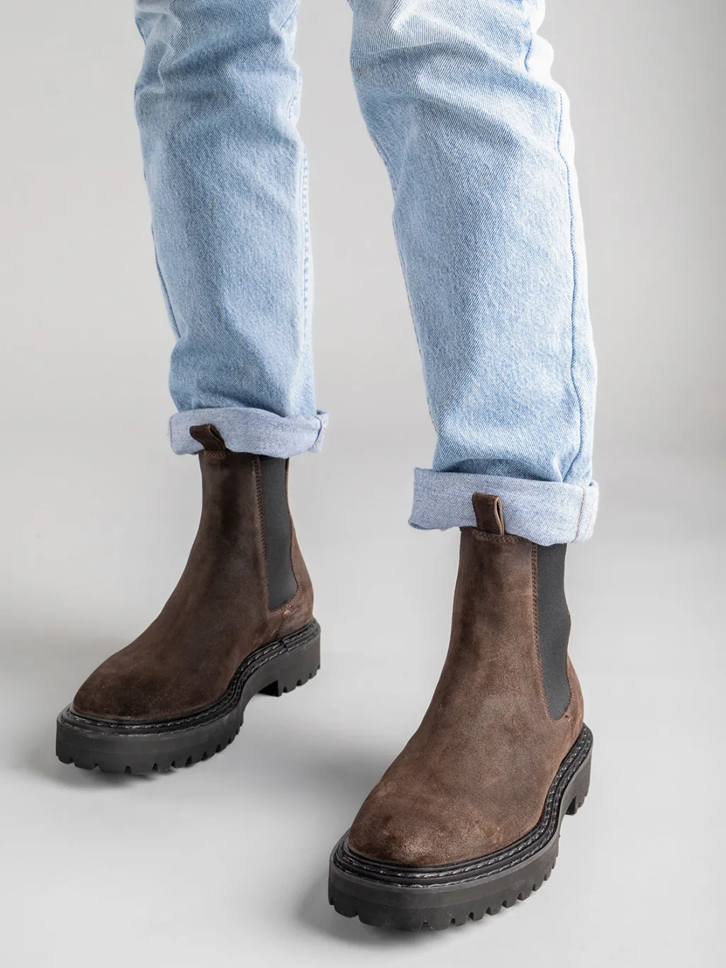Officine Creative PISTOLS 003 - Suede Chelsea Boots