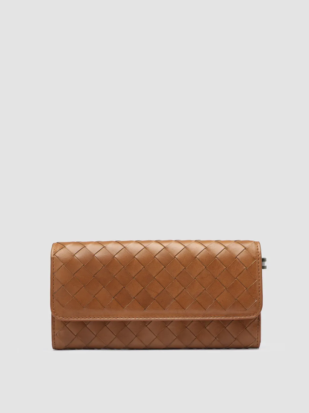 Women Officine Creative POCHE 109 - Brown Woven Leather Wallet