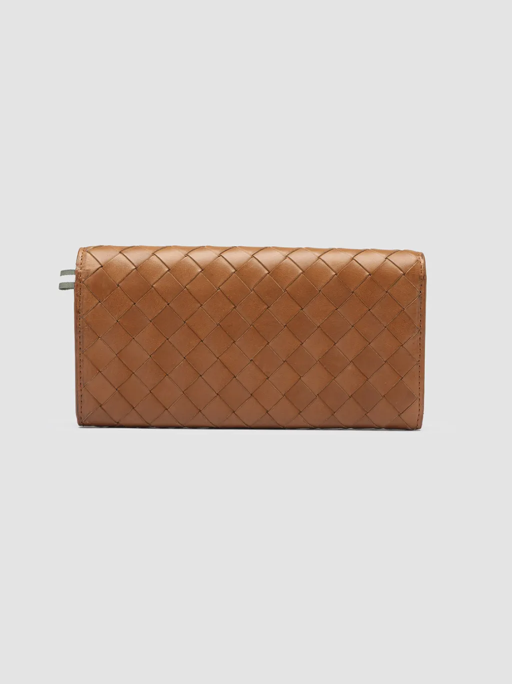 Women Officine Creative POCHE 109 - Brown Woven Leather Wallet