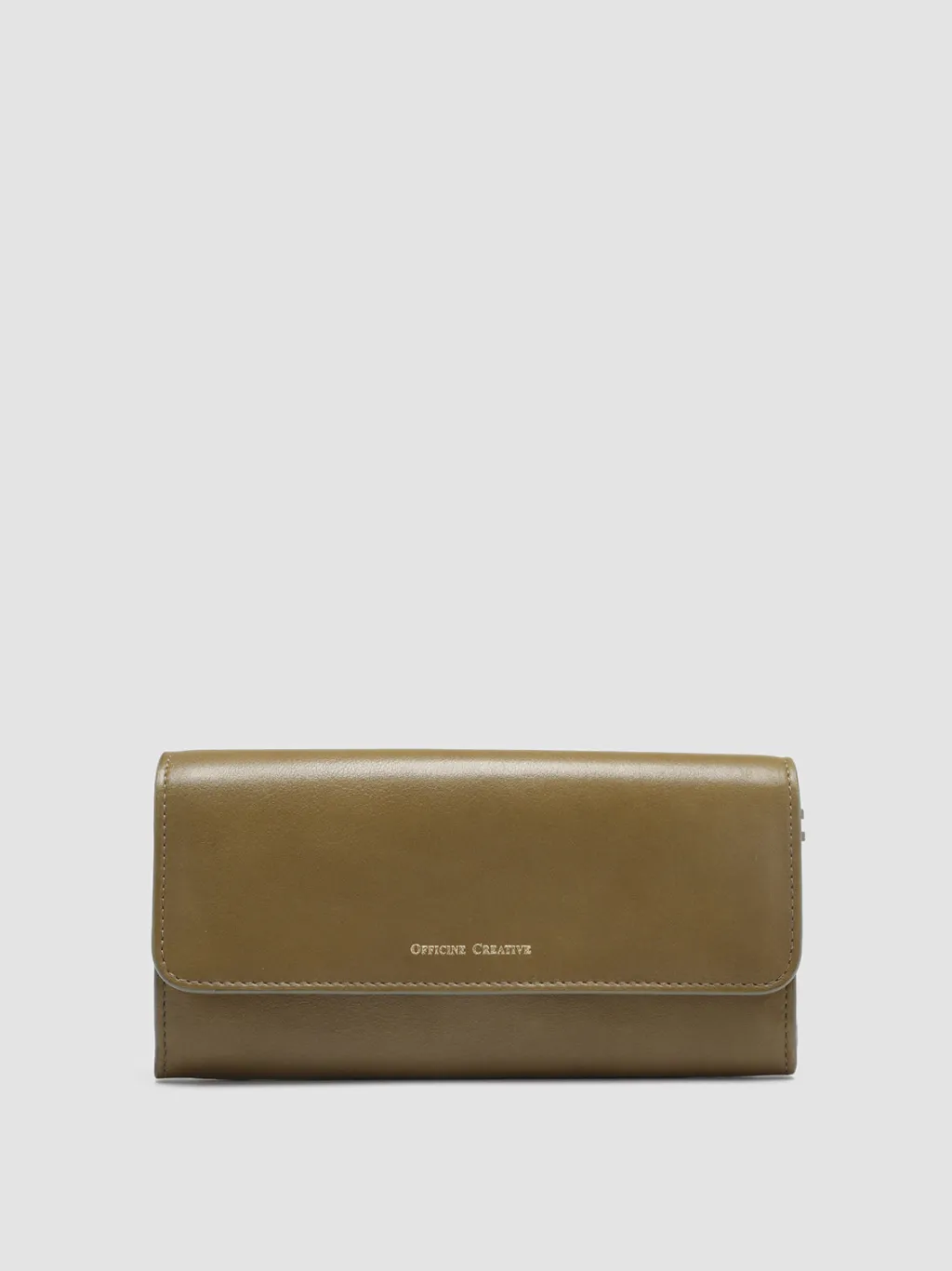 Women Officine Creative POCHE 09 - Green Nappa Leather Wallet