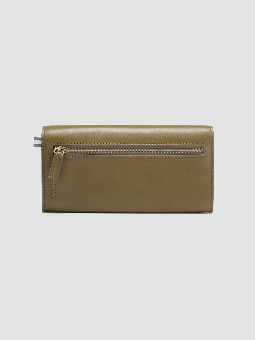 Women Officine Creative POCHE 09 - Green Nappa Leather Wallet