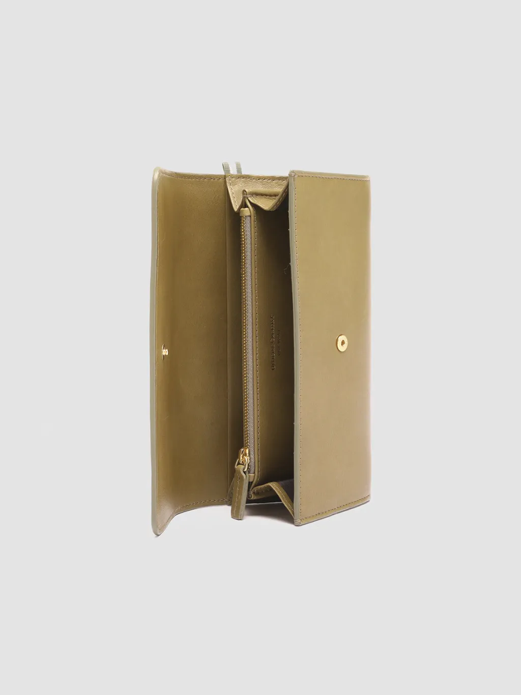 Women Officine Creative POCHE 09 - Green Nappa Leather Wallet