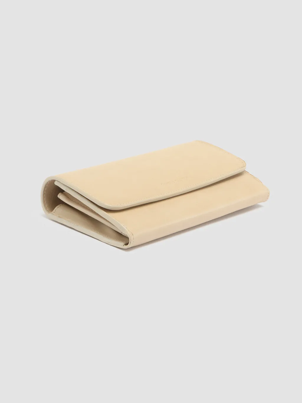 Women Officine Creative POCHE 09 - Ivory Nappa Leather Wallet