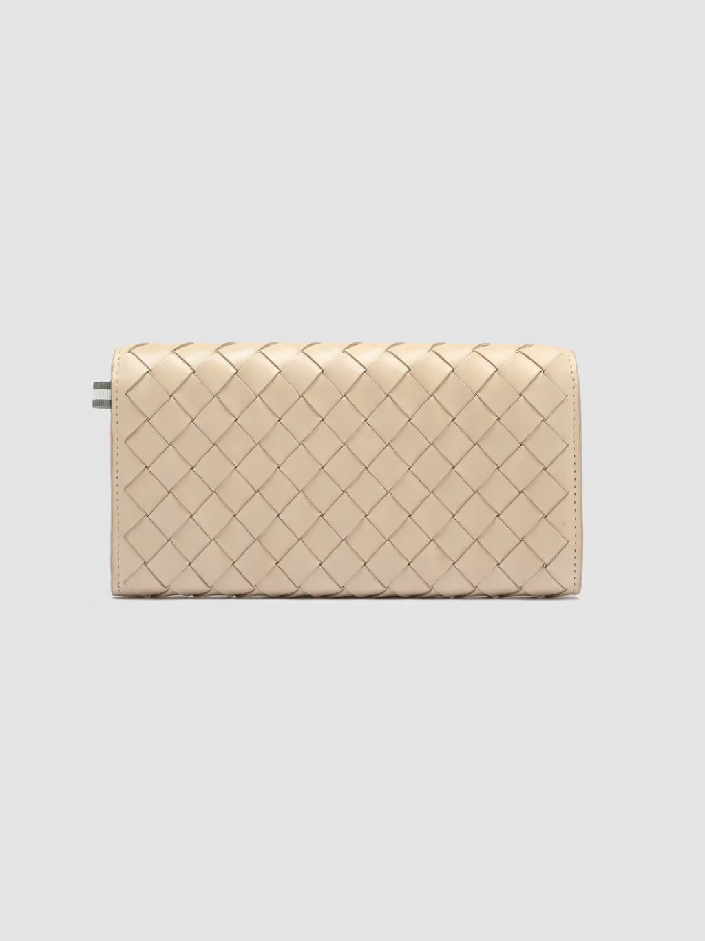 Women Officine Creative POCHE 109 - Ivory Woven Woven Leather Wallet