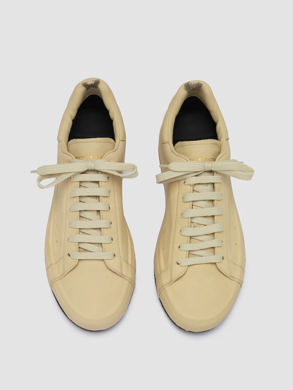 Women Officine Creative PRIMARY 101 - Ivory Leather Sneakers