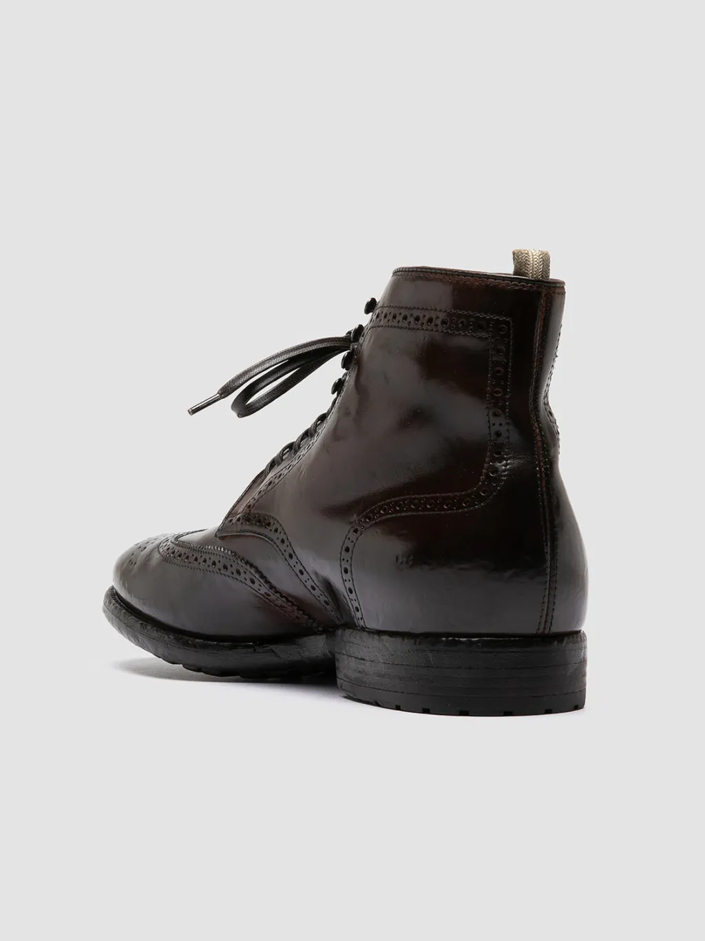 Officine Creative PRINCE 612 - Brown Leather Ankle Boots