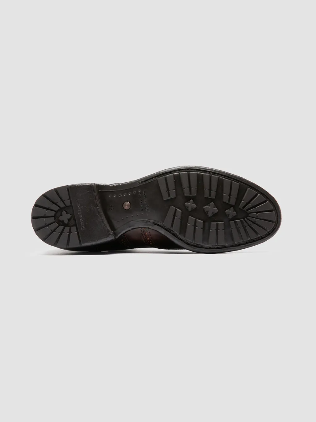 Officine Creative PRINCE 612 - Brown Leather Ankle Boots