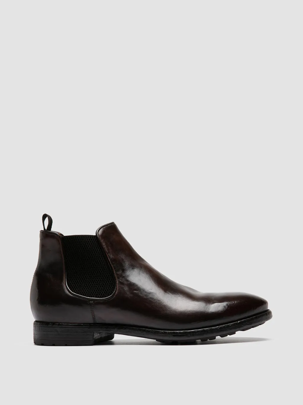 Officine Creative PRINCE 617 - Brown Leather Chealsea Boots