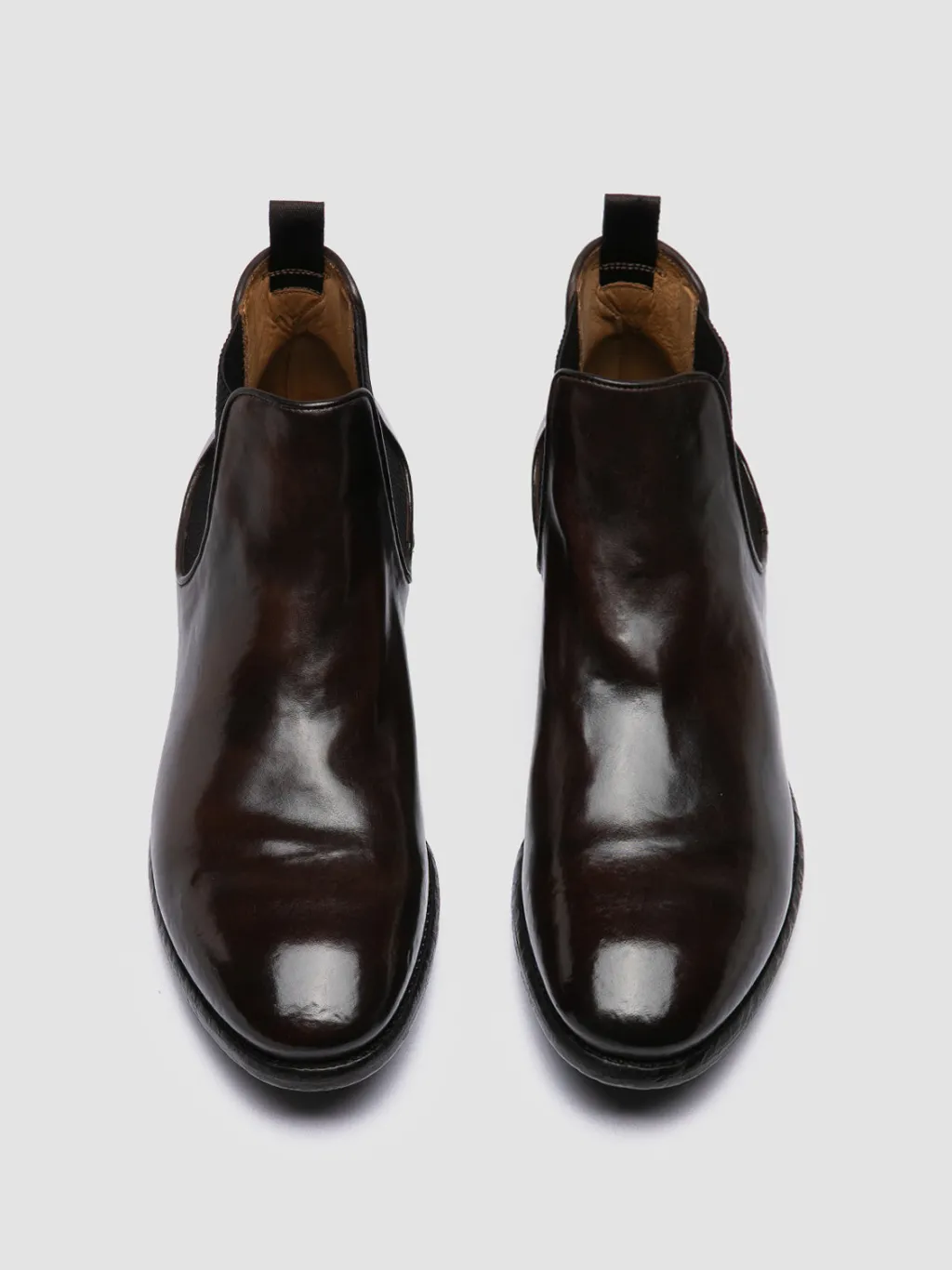 Officine Creative PRINCE 617 - Brown Leather Chealsea Boots