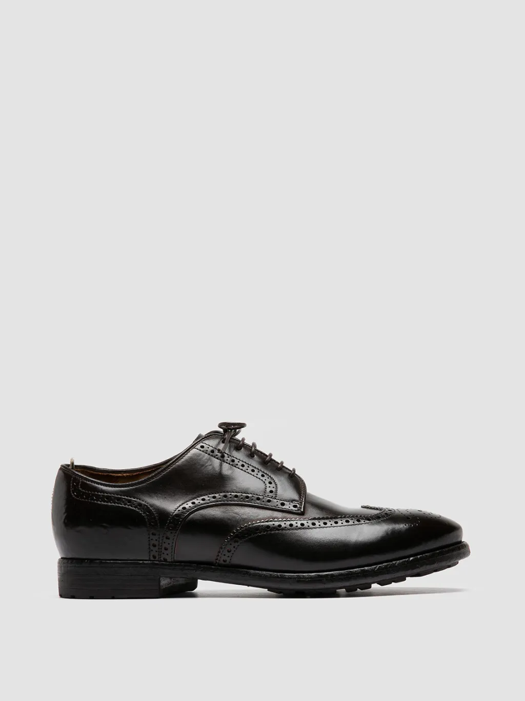 Officine Creative PRINCE 609 - Brown Leather Derby Shoes