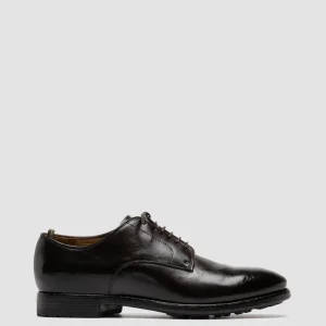 Officine Creative PRINCE 606 - Brown Leather Derby Shoes