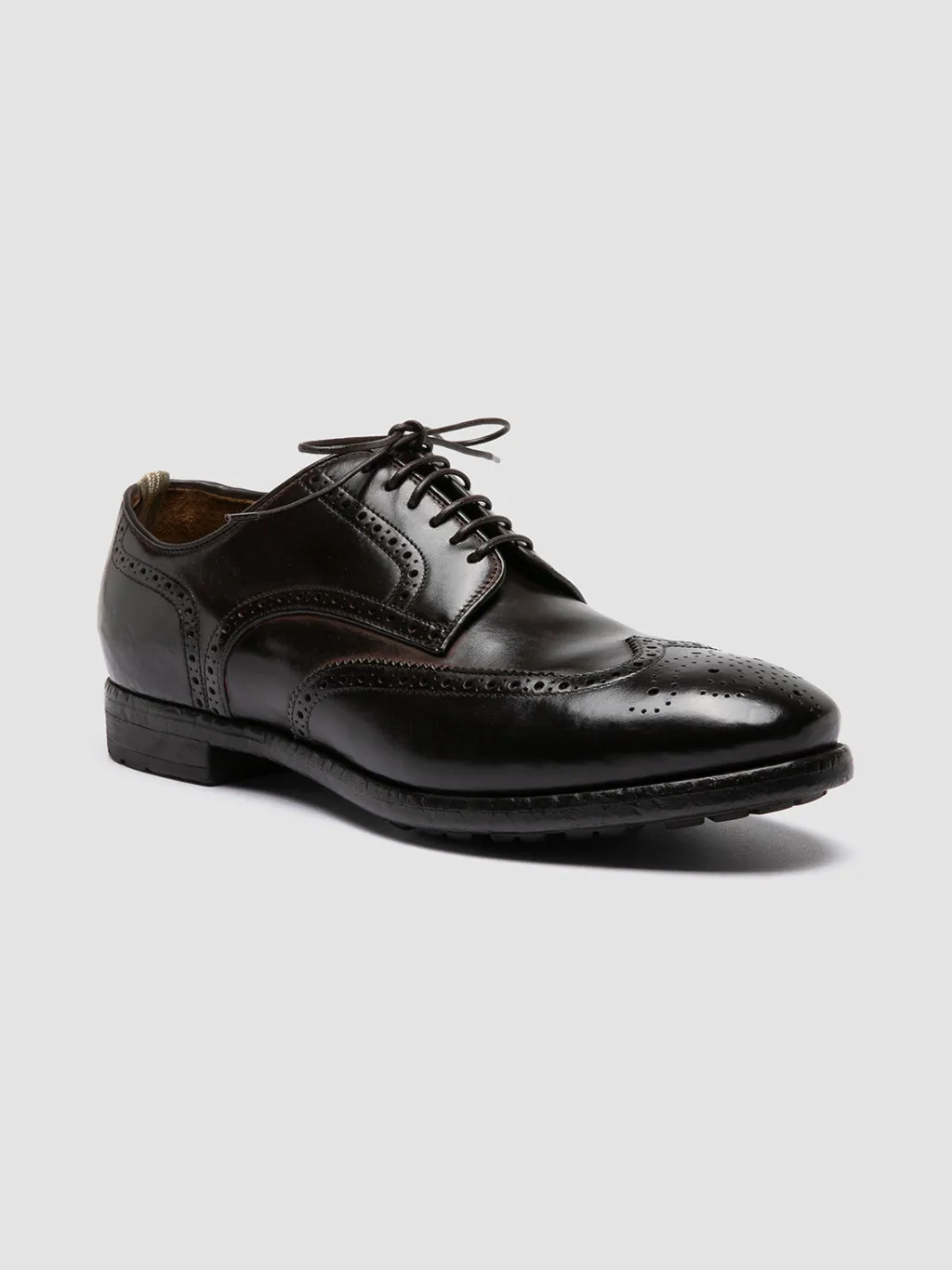 Officine Creative PRINCE 609 - Brown Leather Derby Shoes