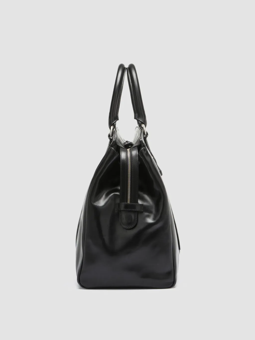 Officine Creative QUENTIN 009 - Black Leather Bag