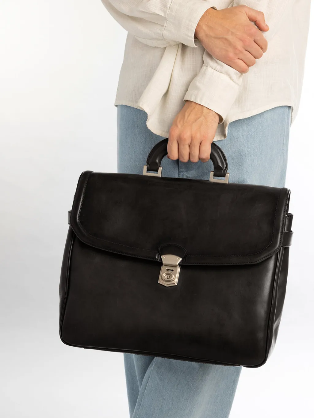 Officine Creative QUENTIN 011 - Leather Briefcase
