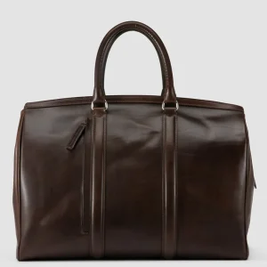 Officine Creative QUENTIN 009 - Brown Leather Bag