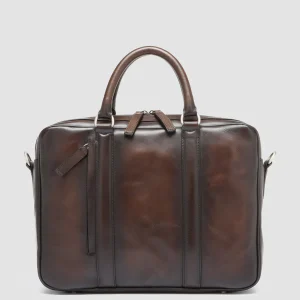 Officine Creative QUENTIN 010 - Brown Leather Bag