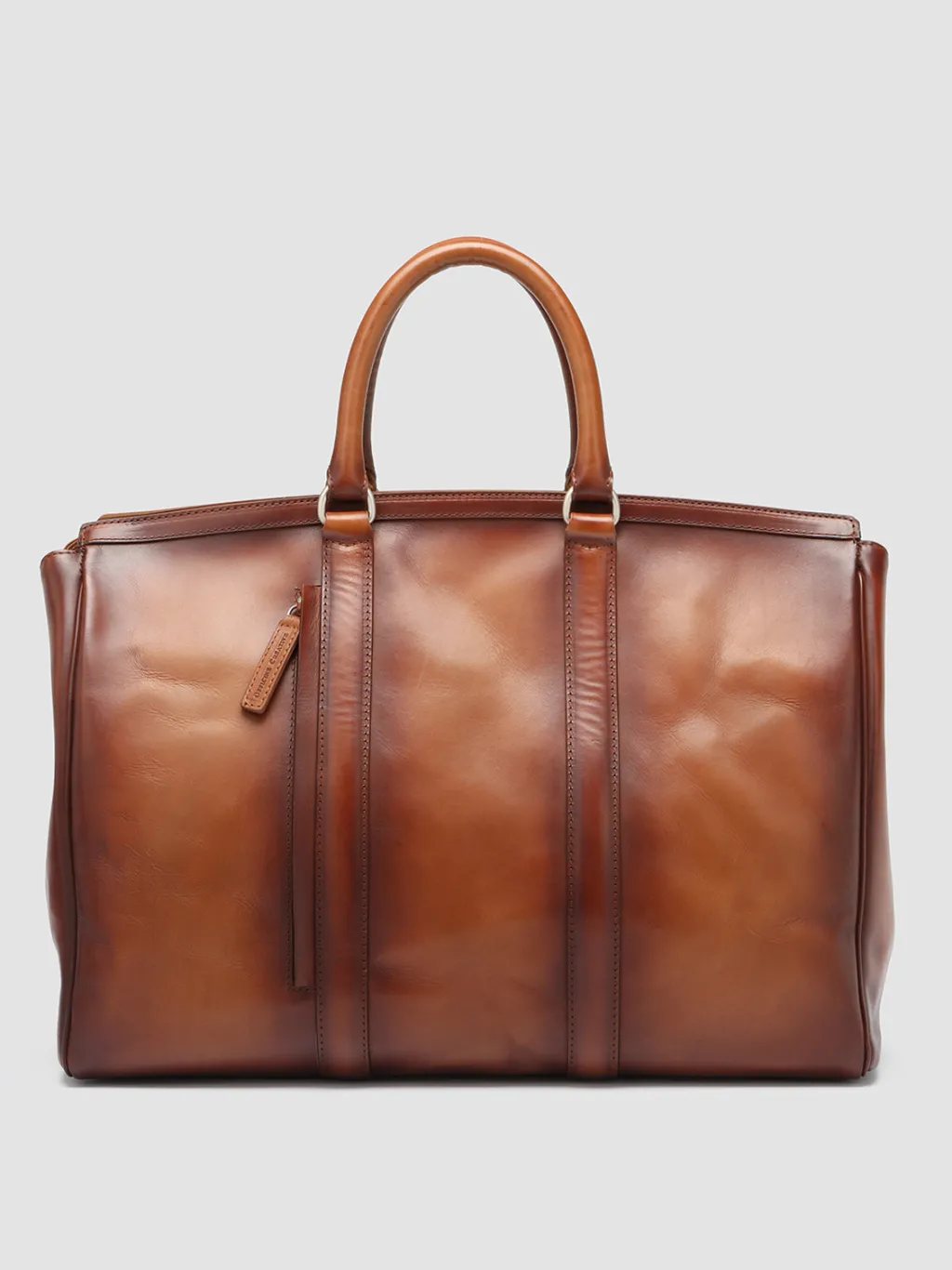Officine Creative QUENTIN 009 - Brown Leather Bag