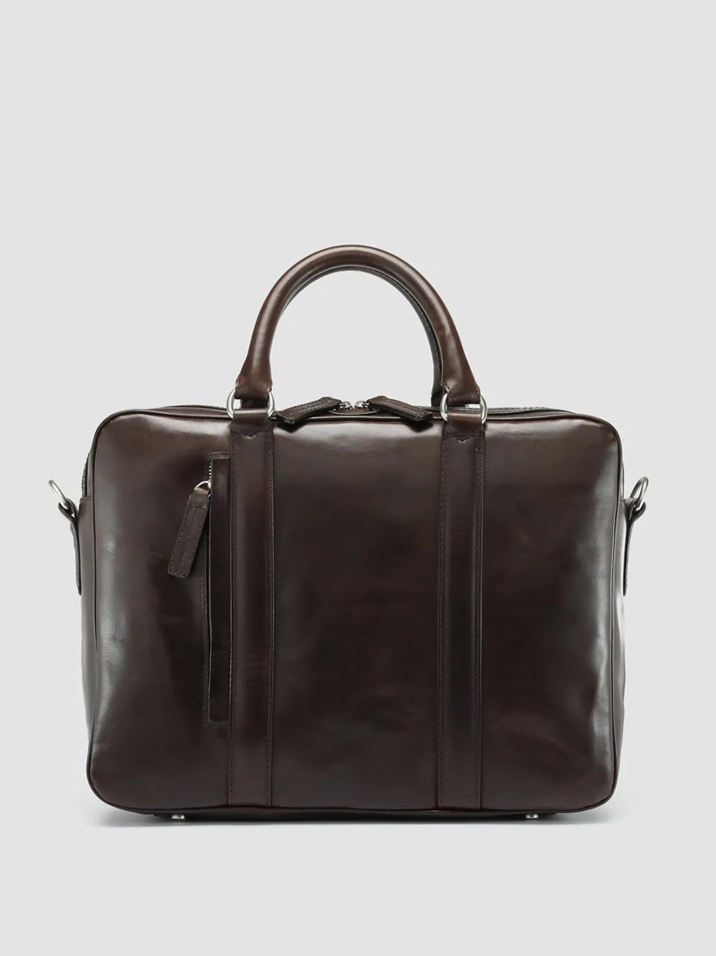 Officine Creative QUENTIN 010 - Brown Leather Bag