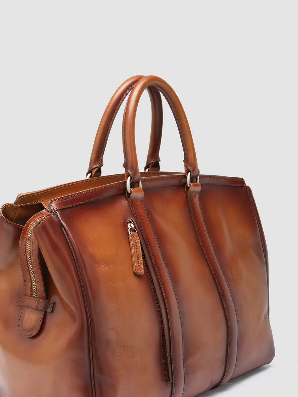 Officine Creative QUENTIN 009 - Brown Leather Bag