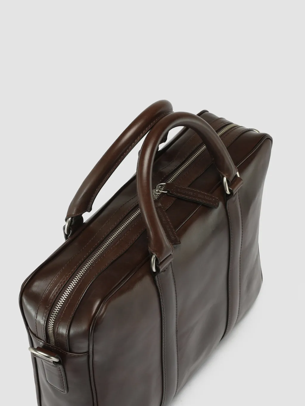 Officine Creative QUENTIN 010 - Brown Leather Bag