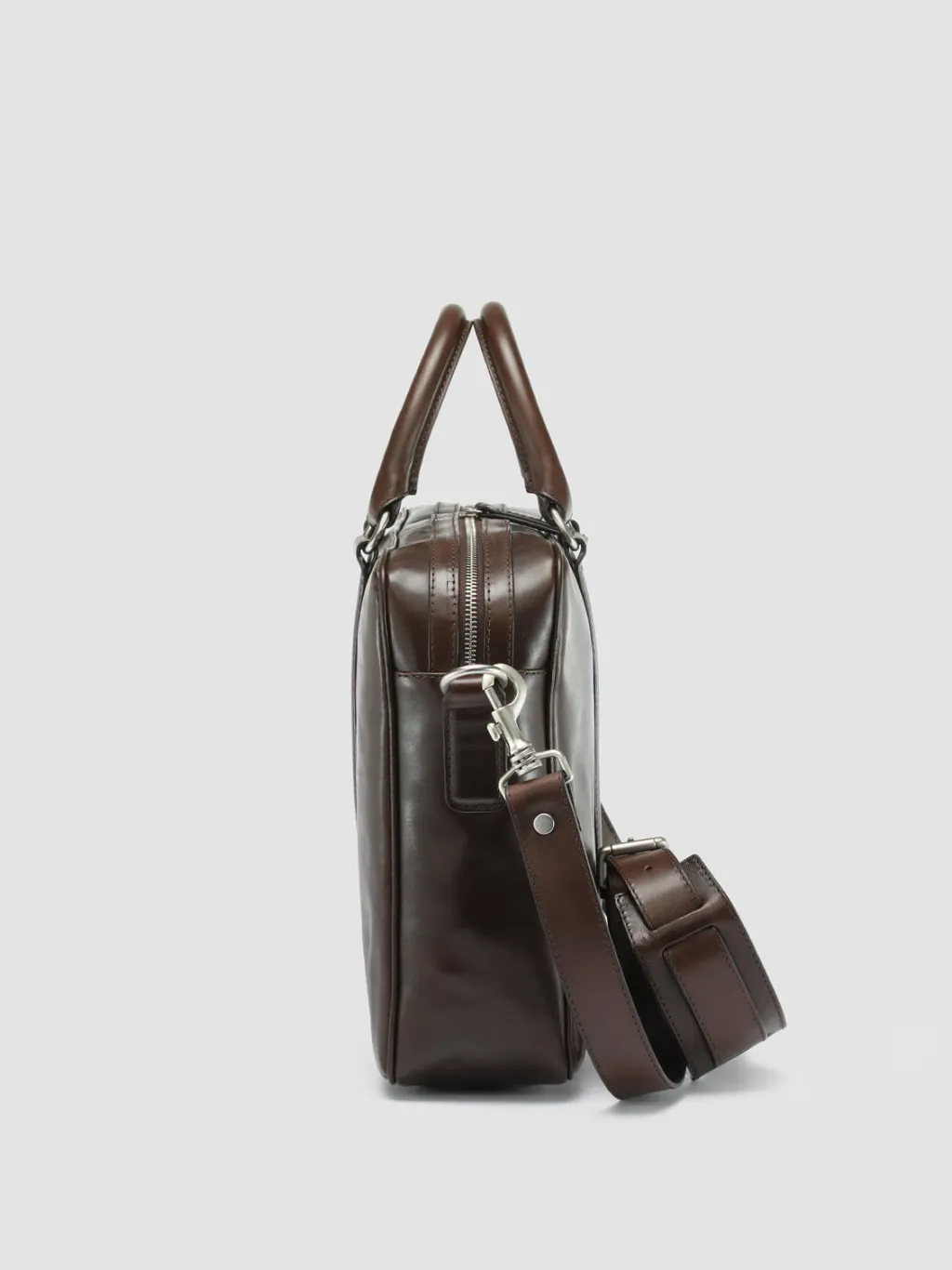 Officine Creative QUENTIN 010 - Brown Leather Bag