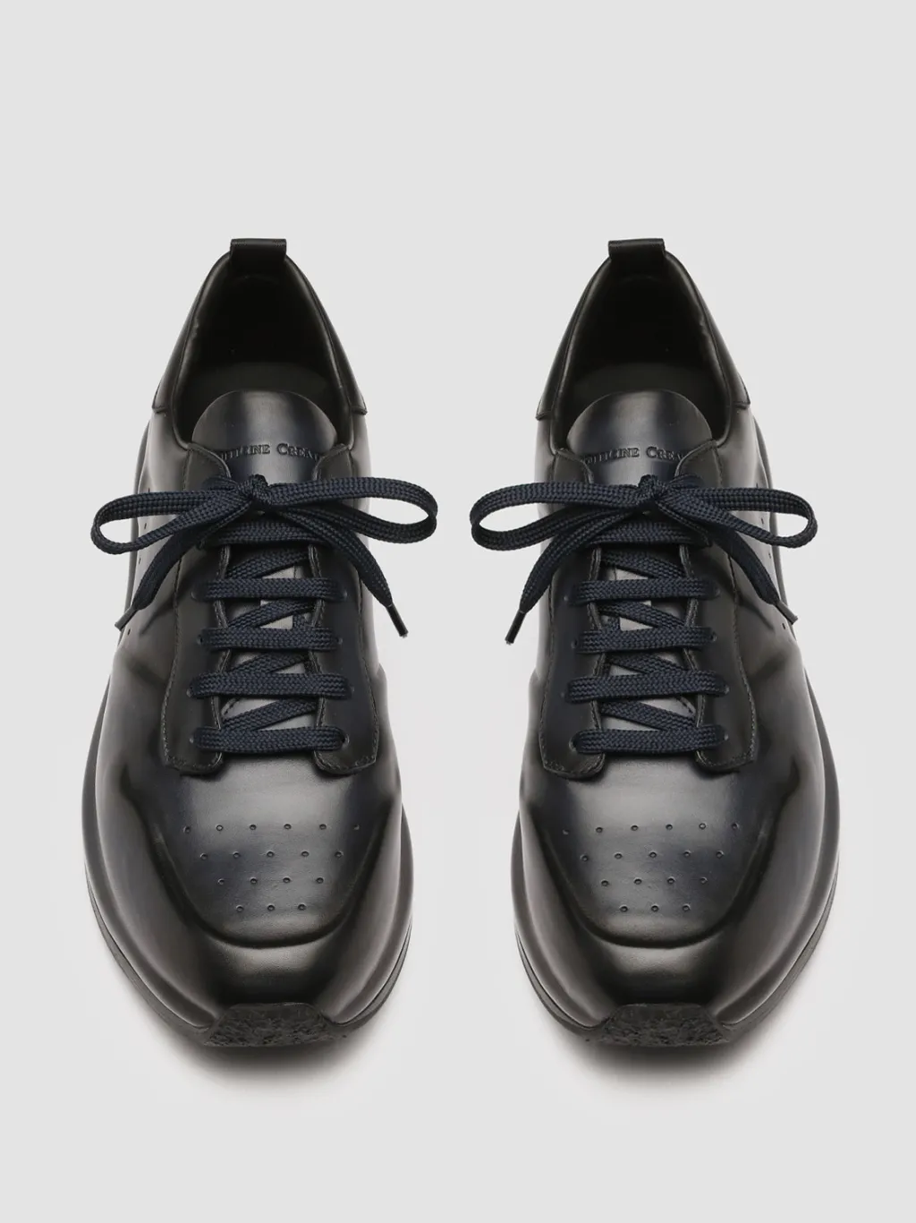 Officine Creative RACE LUX 003 - Blue Nappa Leather Sneakers