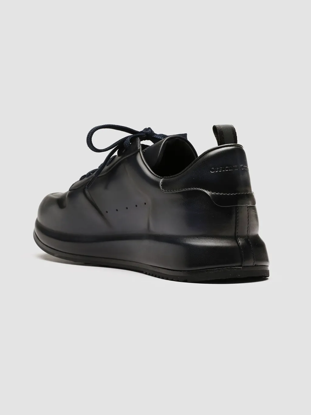 Officine Creative RACE LUX 003 - Blue Nappa Leather Sneakers