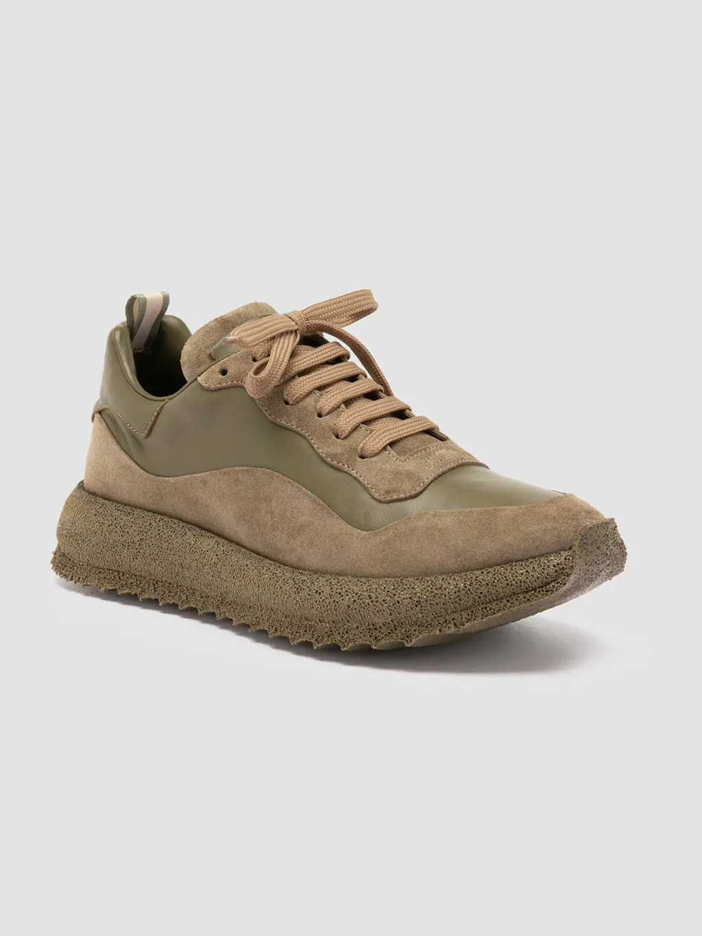 Women Officine Creative RACE RUBREX 101 - Leather And Suede Low Top Sneakers