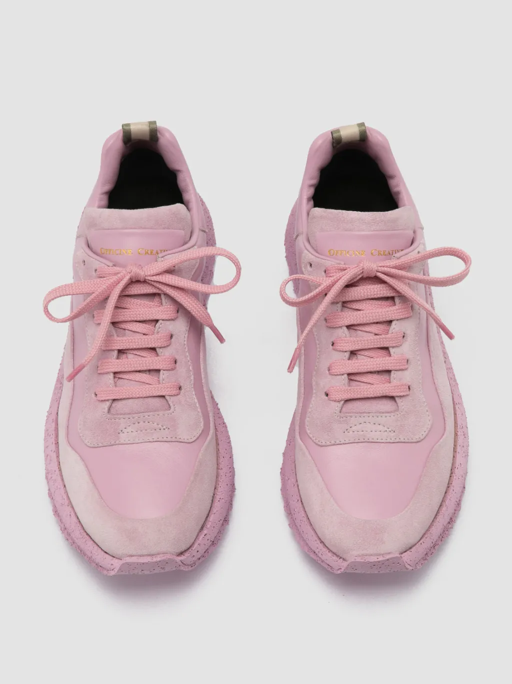 Women Officine Creative RACE RUBREX 101 - Leather And Suede Low Top Sneakers