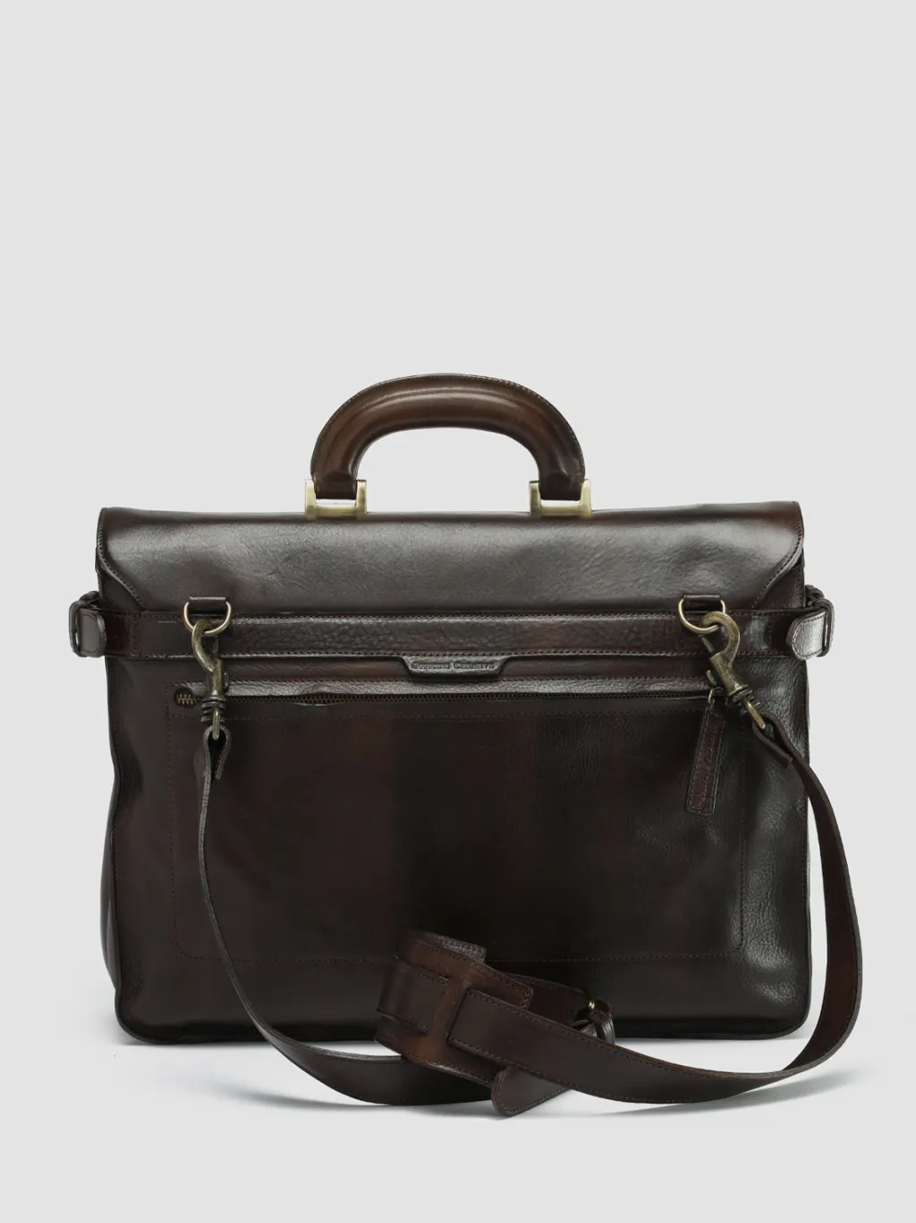 Officine Creative RARE 036 - Brown Leather Briefcase