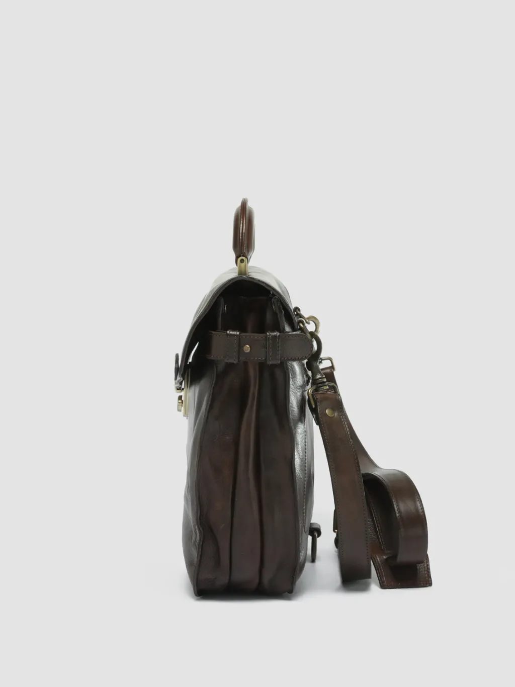 Officine Creative RARE 036 - Brown Leather Briefcase