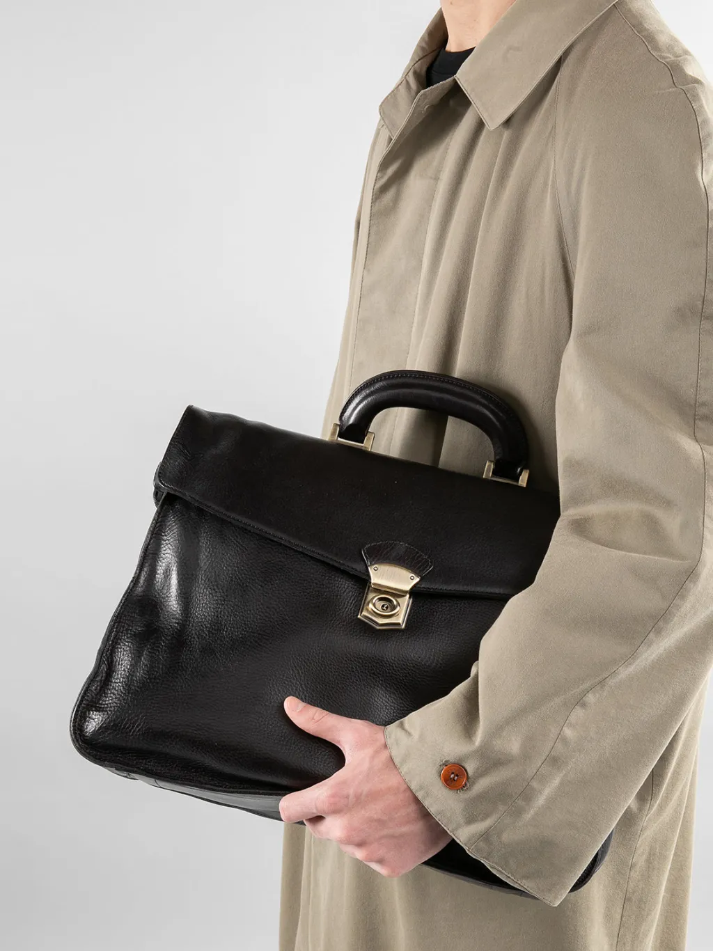 Officine Creative RARE 036 - Brown Leather Briefcase