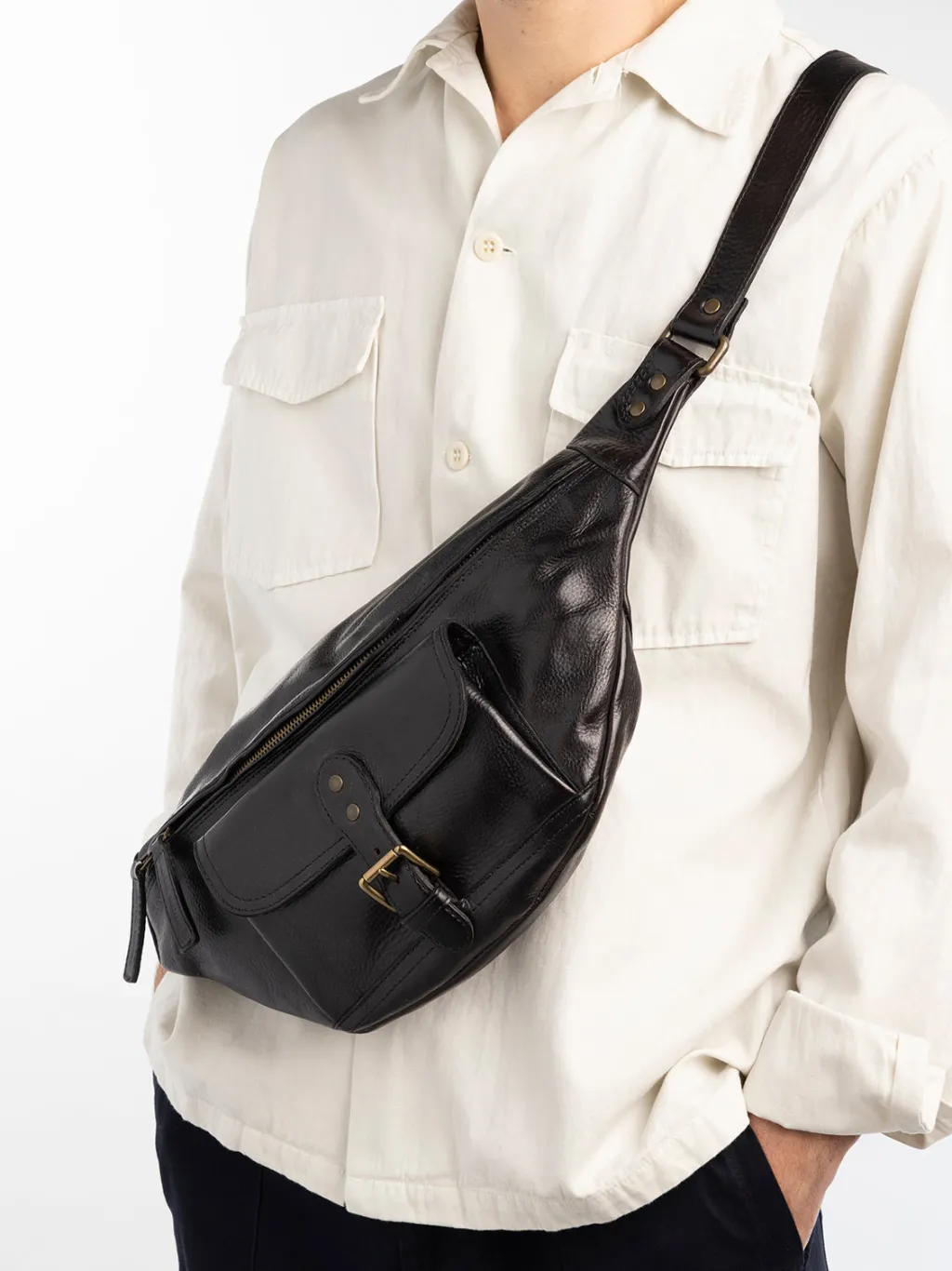 Women Officine Creative RARE 044 - Brown Leather Waist Pack