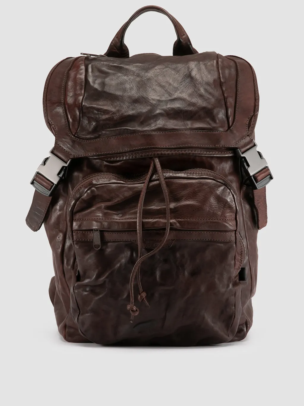 Women Officine Creative RECRUIT 006 - Brown Leather Backpack
