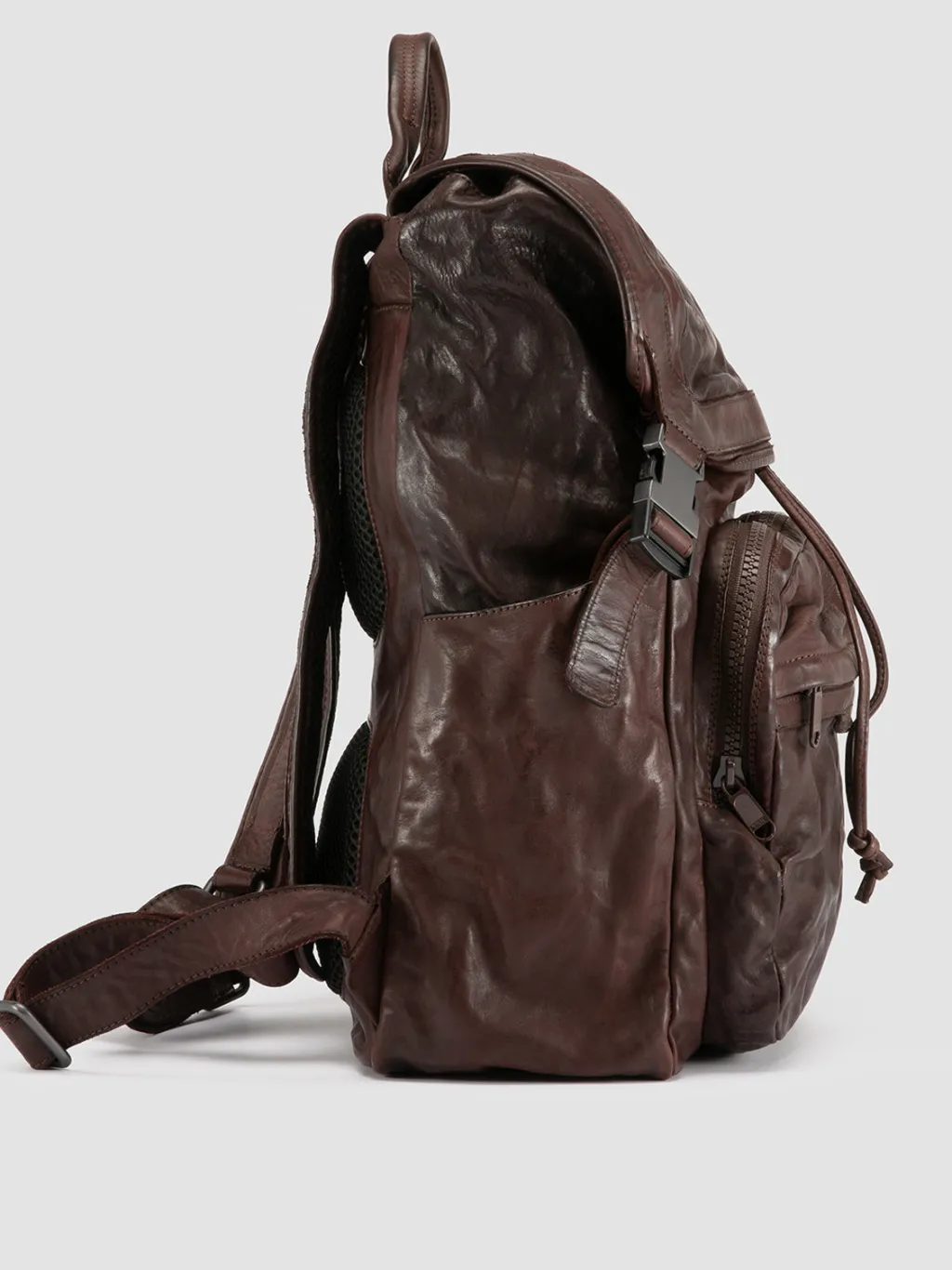 Women Officine Creative RECRUIT 006 - Brown Leather Backpack