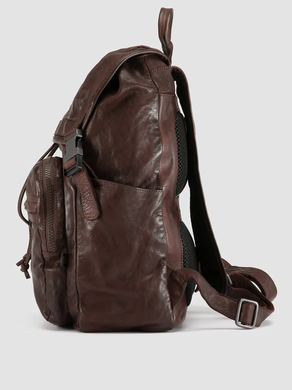 Women Officine Creative RECRUIT 006 - Brown Leather Backpack
